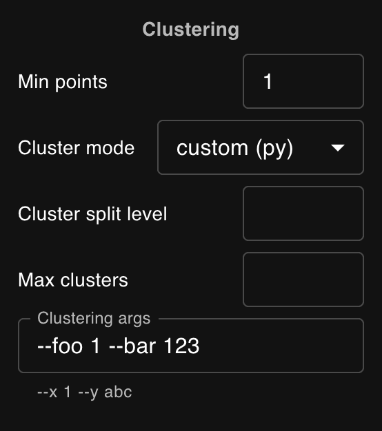 Clustering Plugin Example